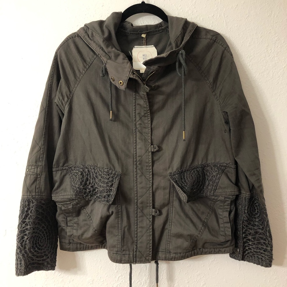 Anthropologie Hooded Light Jacket